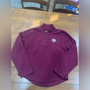Women’s Texas A&M half zip sweater